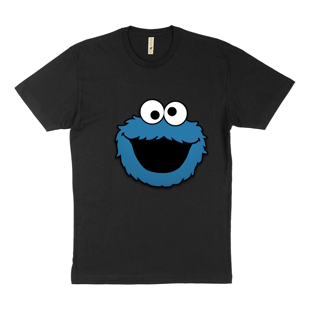 Cookie Monster Cartoon Sustainable T-Shirt