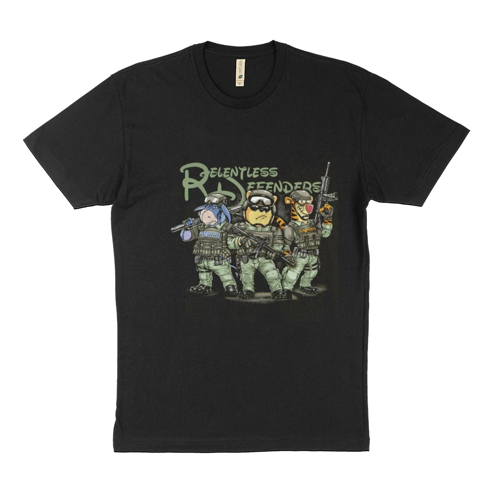 Relentless Defender Pooh and Eeyore shirt Sustainable T-Shirt