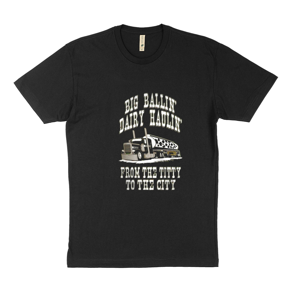 TRUCK DRIVER DAIRY HAULER TANKER TRUCK Tshirts Sustainable T-Shirt