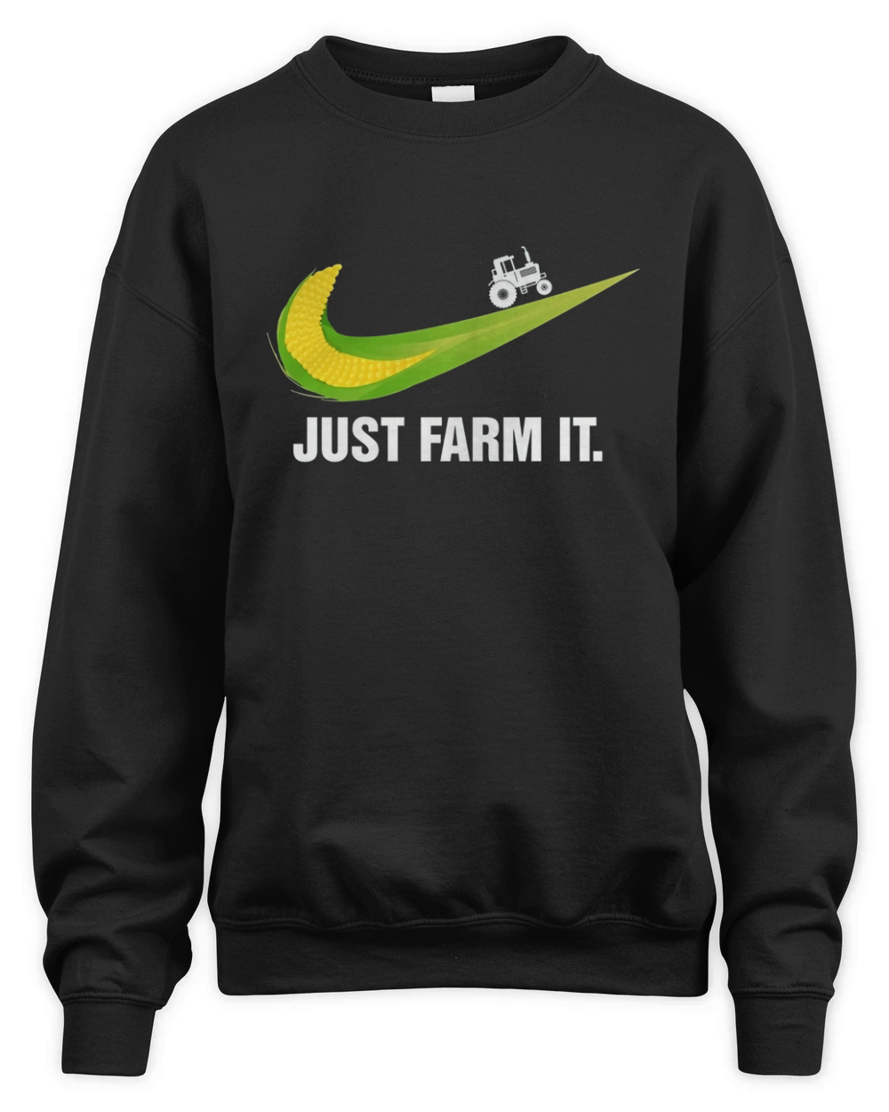 JUST FARM IT SHIRT FARMER Unisex Premium Crewneck Sweatshirt