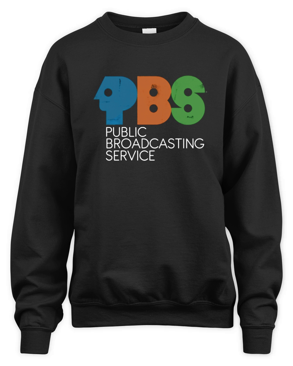 PBS Vintage Logo Distressed Unisex Premium Crewneck Sweatshirt