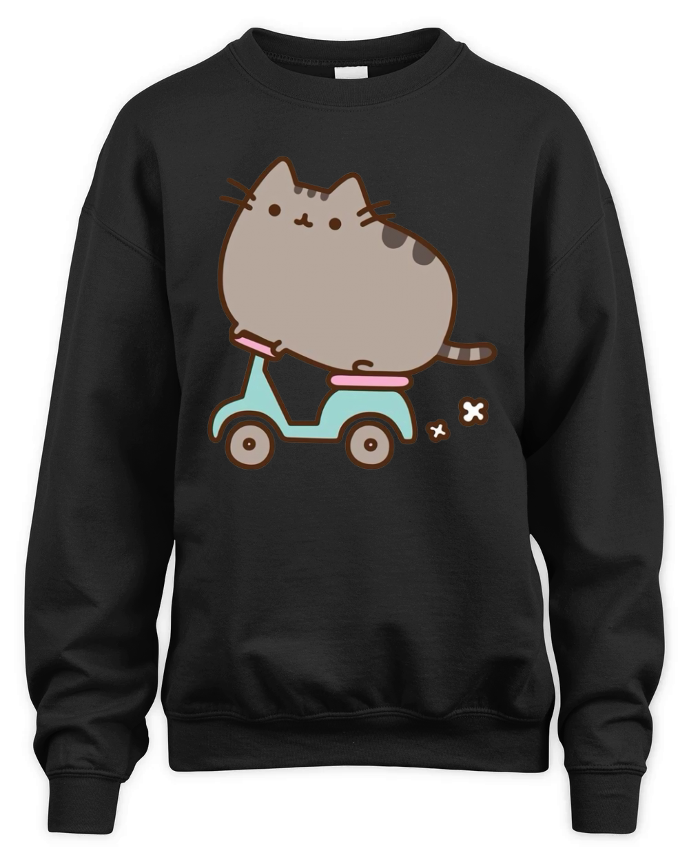 Pusheen Cat  Mens Ringer TShirt Unisex Premium Crewneck Sweatshirt