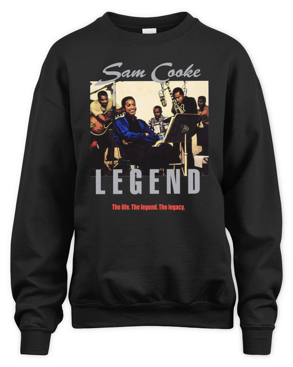 Sam Cooke Legend Tshirt Unisex Premium Crewneck Sweatshirt