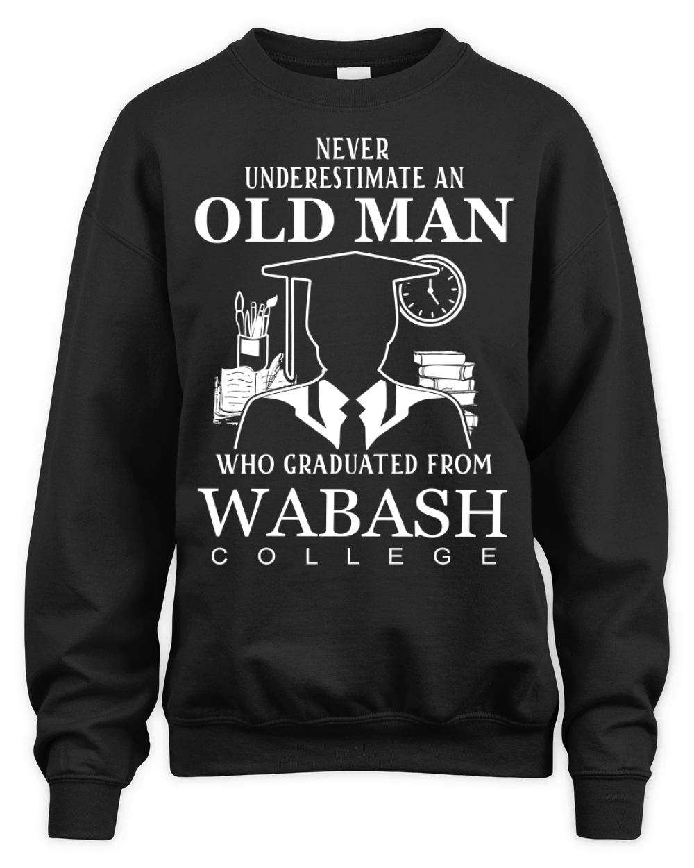 Wabash College Unisex Premium Crewneck Sweatshirt