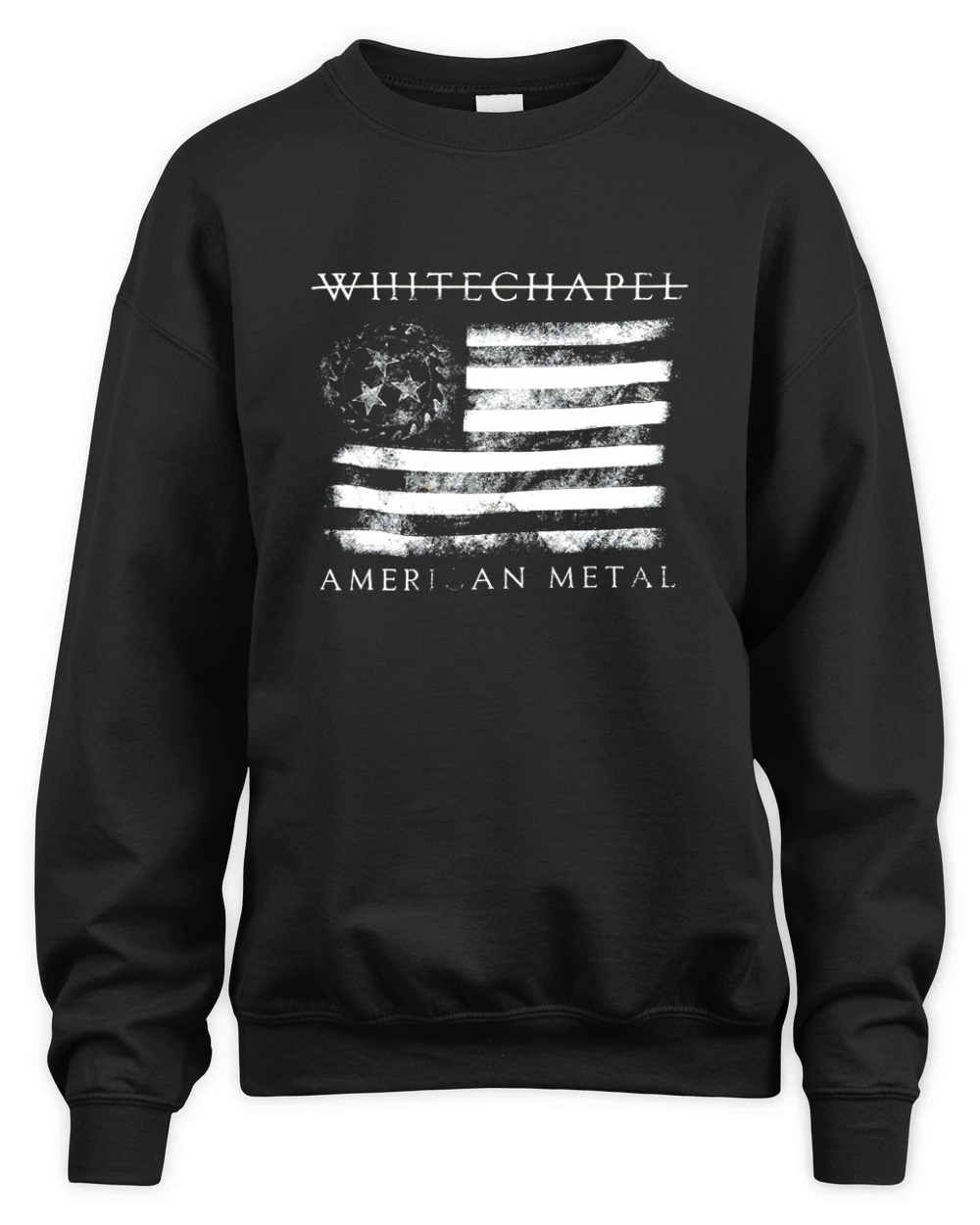 WhiteChapel Strike Through Salute Unisex Premium Crewneck Sweatshirt