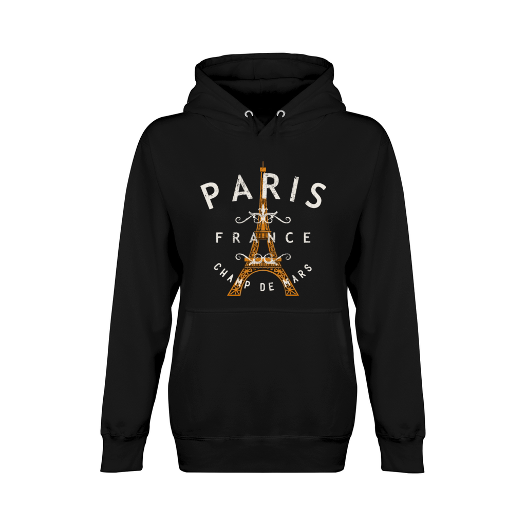Paris France Vintage Unisex Premium Pullover Hoodie