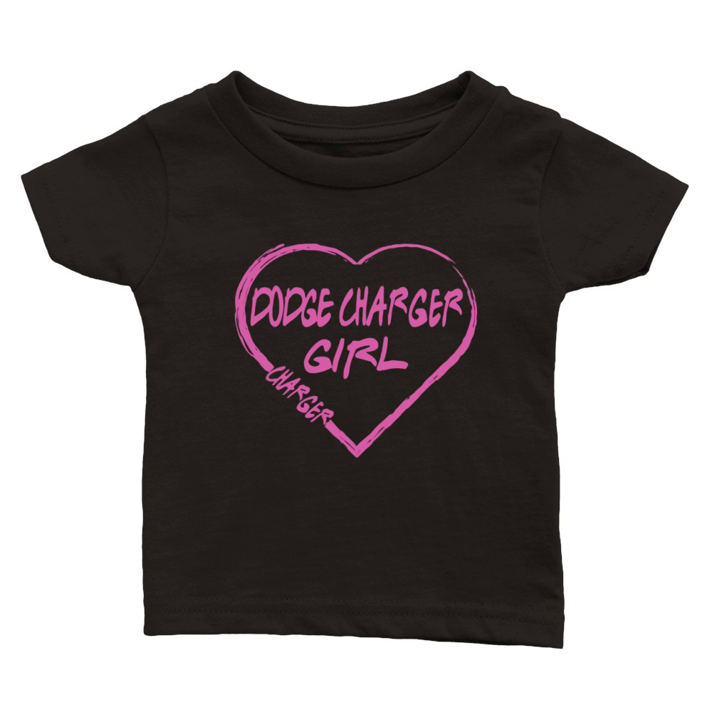 Dodge charger girl Classic Baby Crewneck T-shirt
