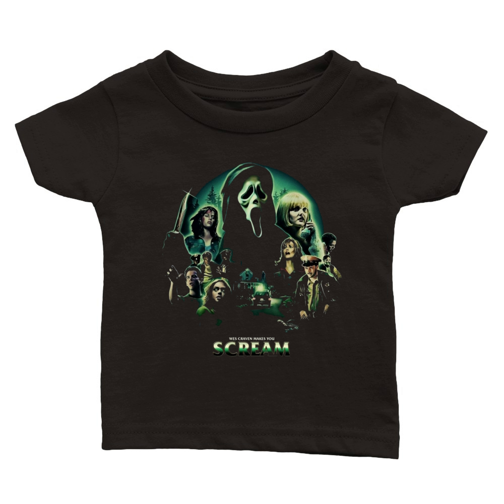 Movie Black Scream Classic Baby Crewneck T-shirt