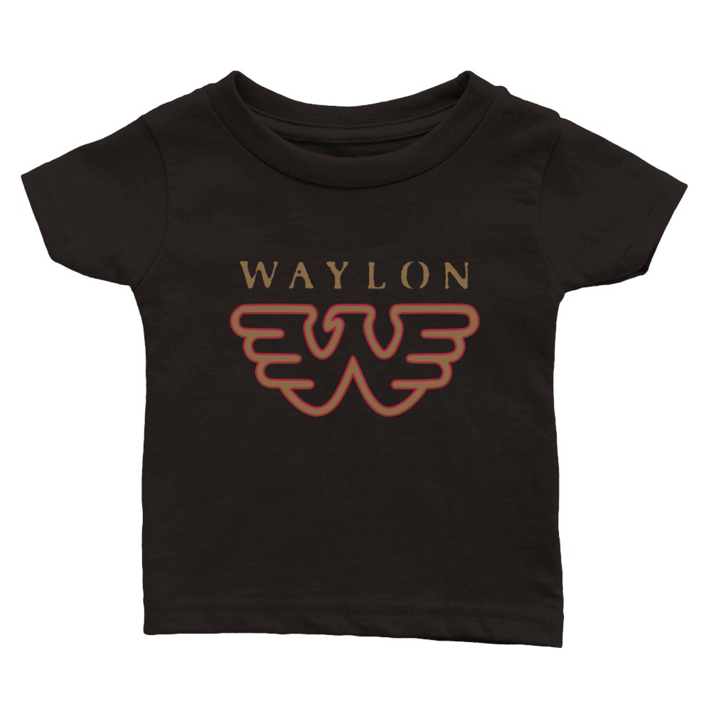 Waylon Jennings Flying W Logo t-shirt Classic Baby Crewneck T-shirt