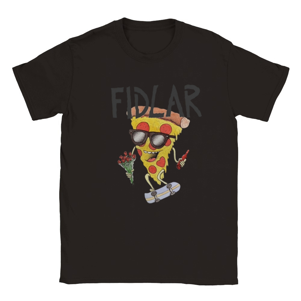 Fidlar Pizza T-Shirt Classic Kids Crewneck T-shirt