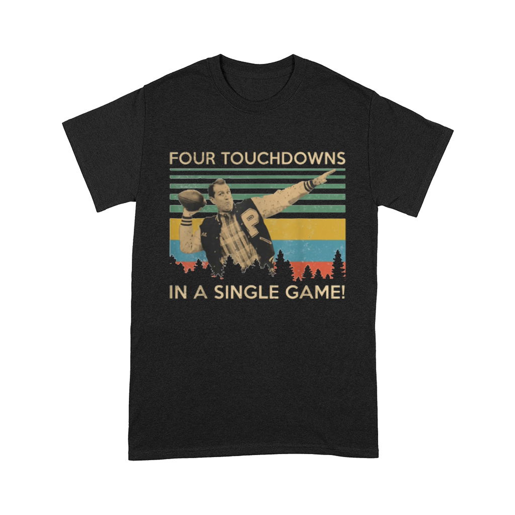 Four Touchdowns In A Single Game Al Bundy Vintage shirt Comfort T-shirt