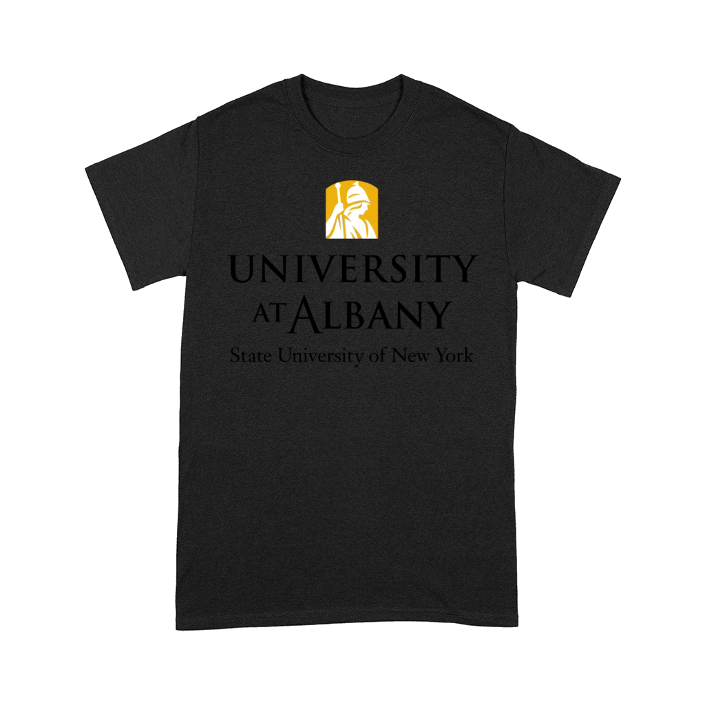 Simple Logo State University Of New York Albany Comfort T-shirt