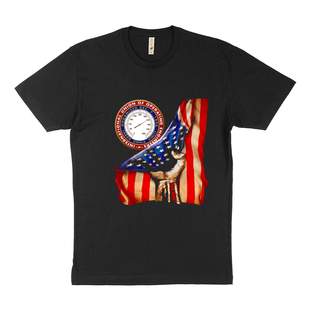 International Union of Operating Engineers American flag shirt Sustainable T-Shirt