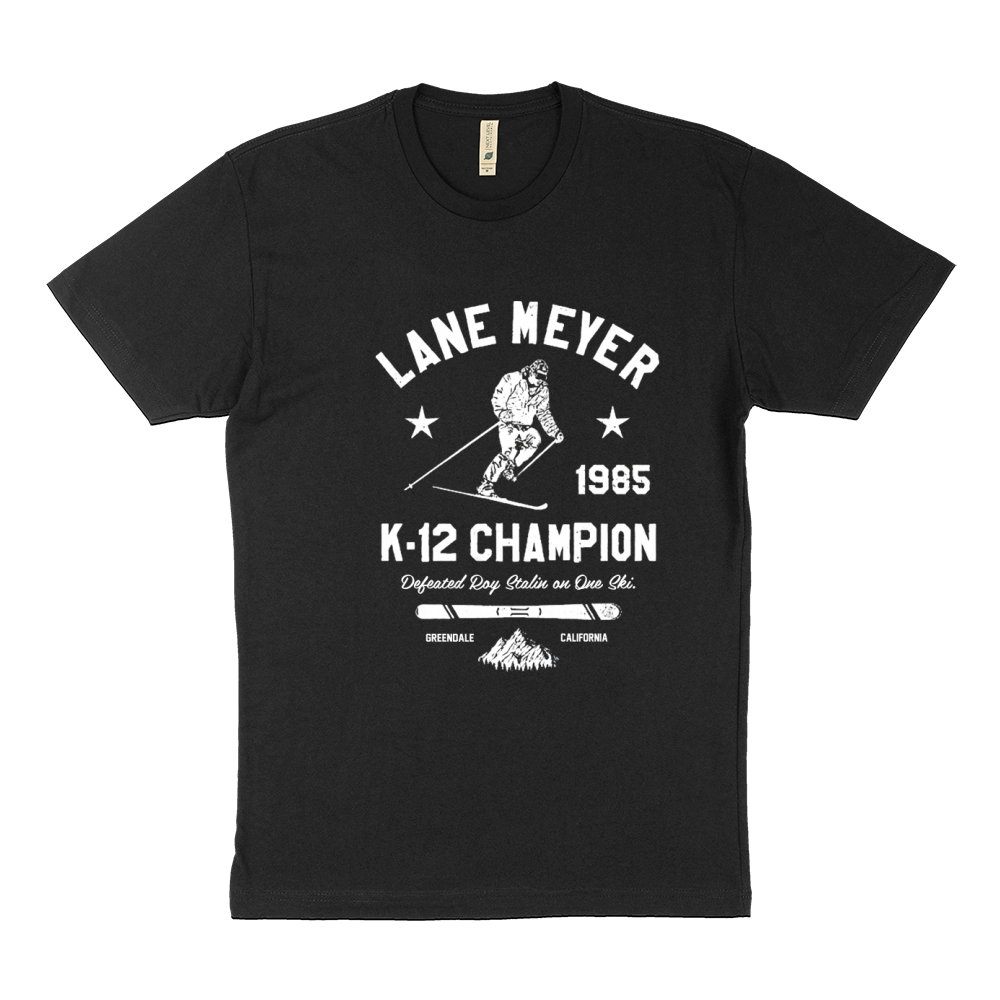 Lane meyer 1985 k12 Champion defeated roy stalin Sustainable T-Shirt