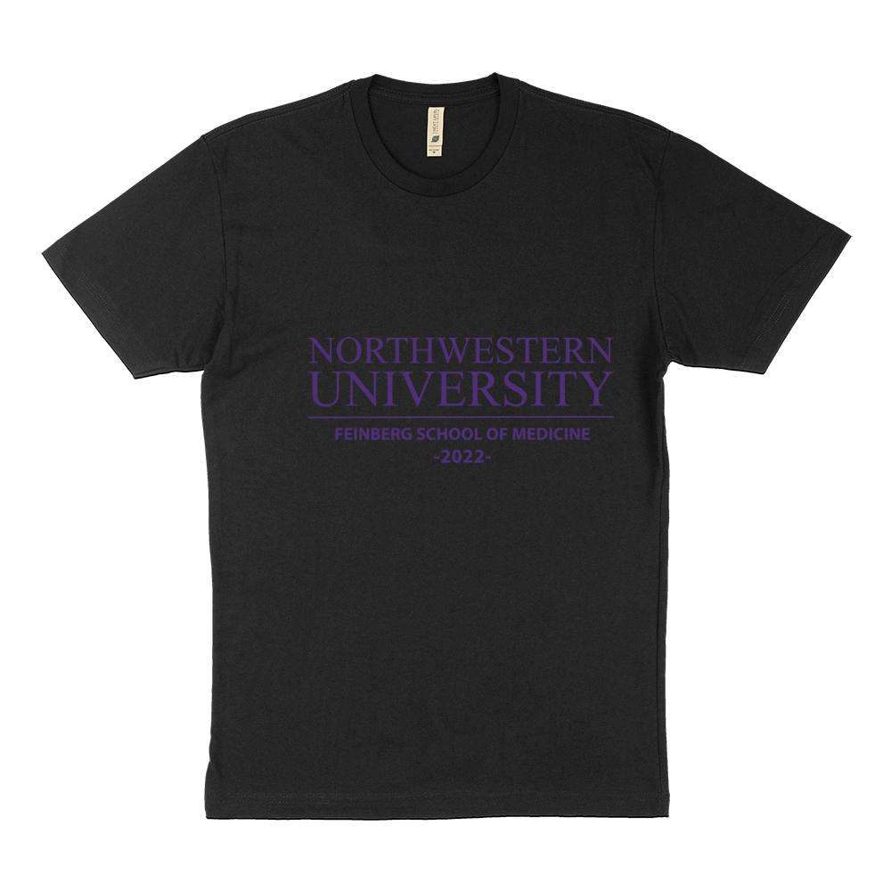 NORTHWESTERN UNIVERSITY SCHOOL OF MEDICINE CLASS OF 2022 Sustainable T-Shirt