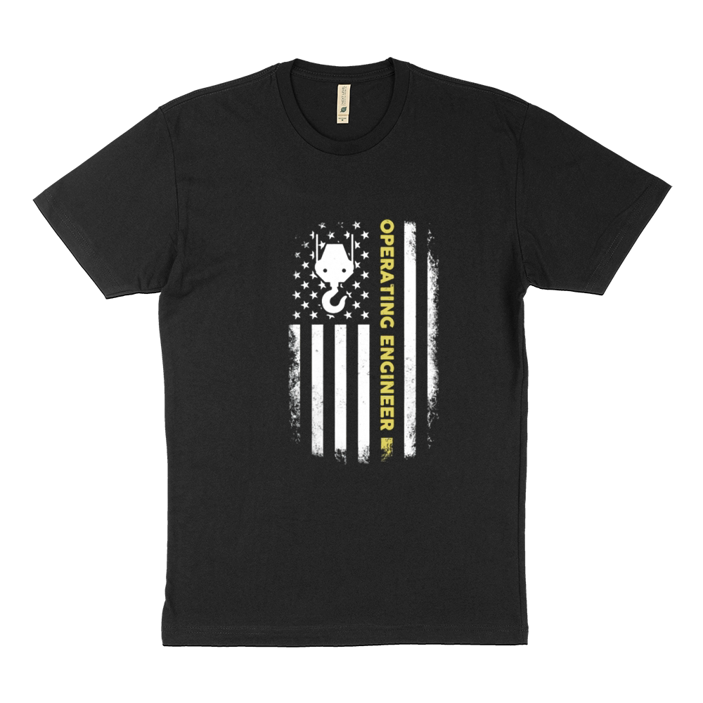 Operating Engineer Flag T-Shirt Sustainable T-Shirt