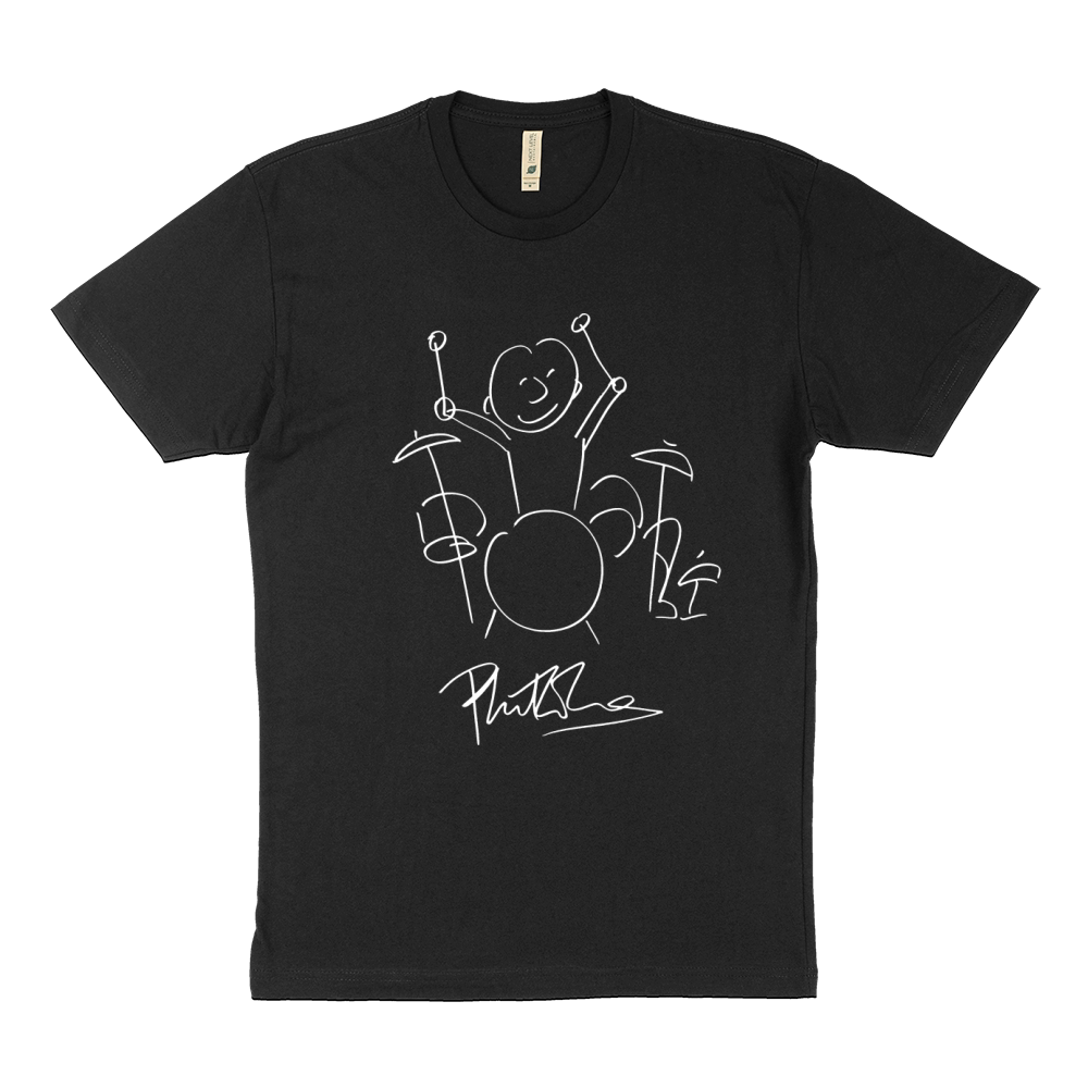 Phil Collins Drummer Sustainable T-Shirt