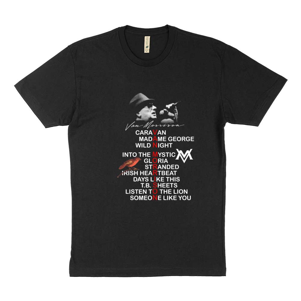 VAN MORRISON PRINT Sustainable T-Shirt