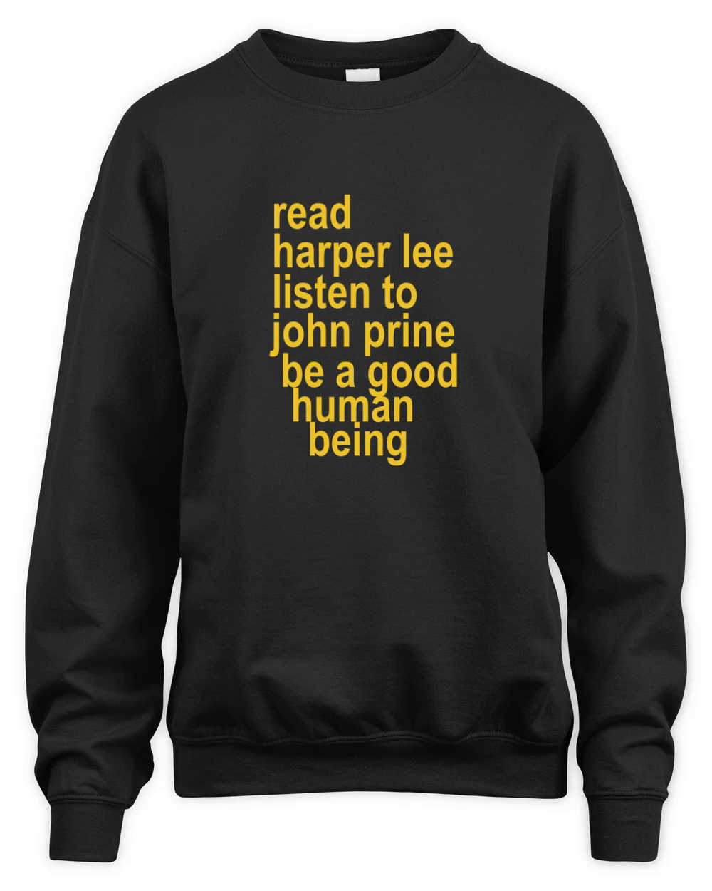 Prayer For John Prine Harper Lee To Kill A Mockingbird Bruised Orange Unisex Premium Crewneck Sweatshirt