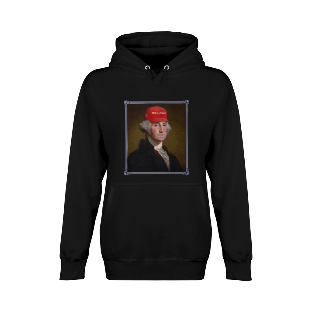 George Washington - Make America Unisex Premium Pullover Hoodie