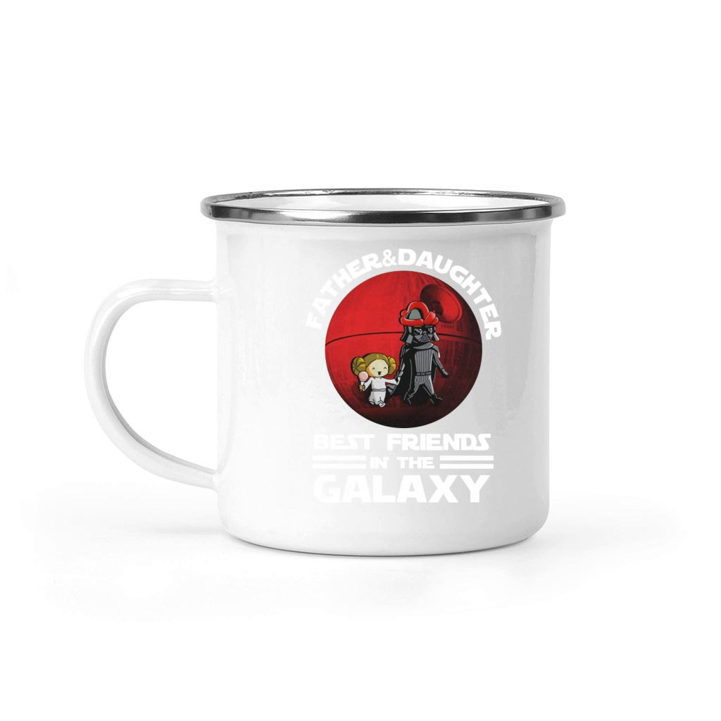 Father and daughter best friends in the galaxy Camping Mug