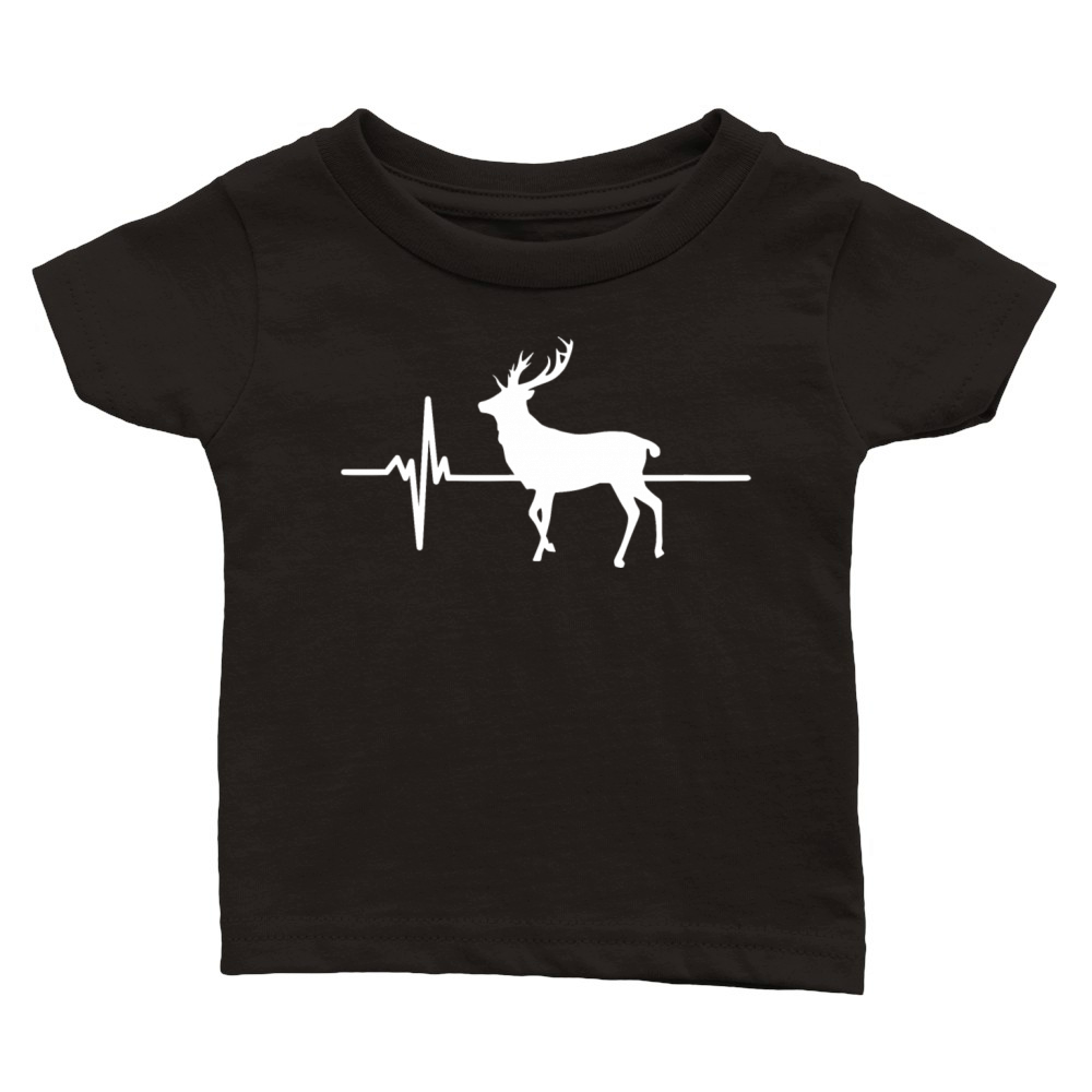 Elk Heartbeat - Best Elk Lover Classic Baby Crewneck T-shirt