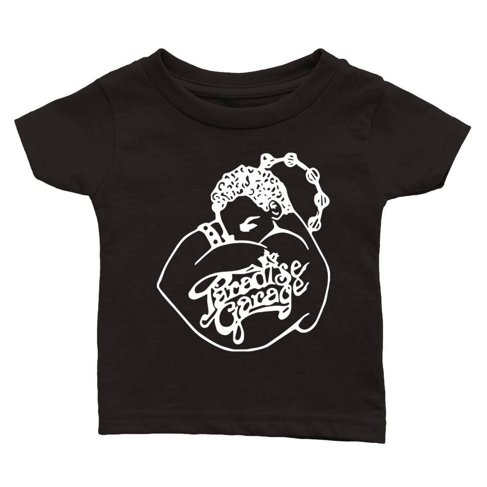 New Paradise Garage Logo Men s Black T Shirt T-Shirt Classic Baby Crewneck T-shirt