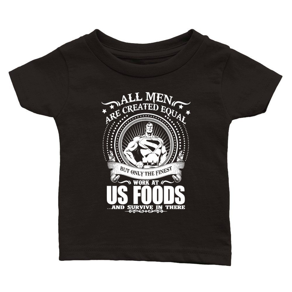 US FOODS Classic Baby Crewneck T-shirt