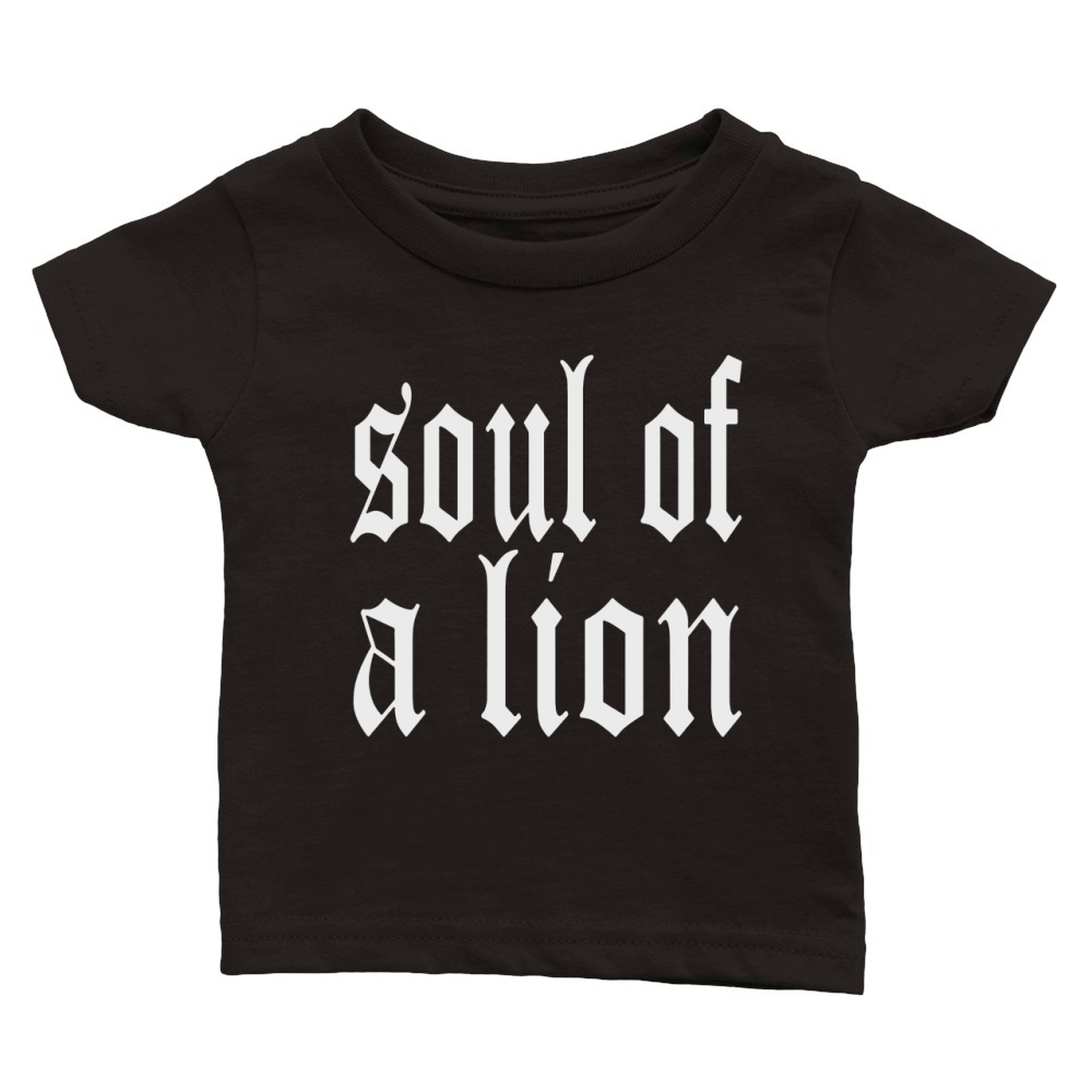 Warrior Soul of a Lion Classic Baby Crewneck T-shirt