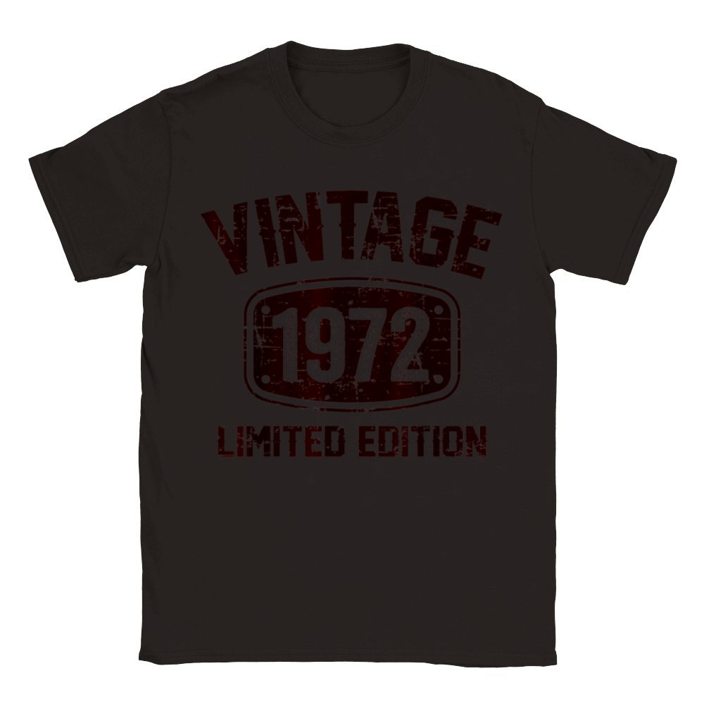 51 Years Old Vintage 1972 Limited Edition Classic Kids Crewneck T-shirt
