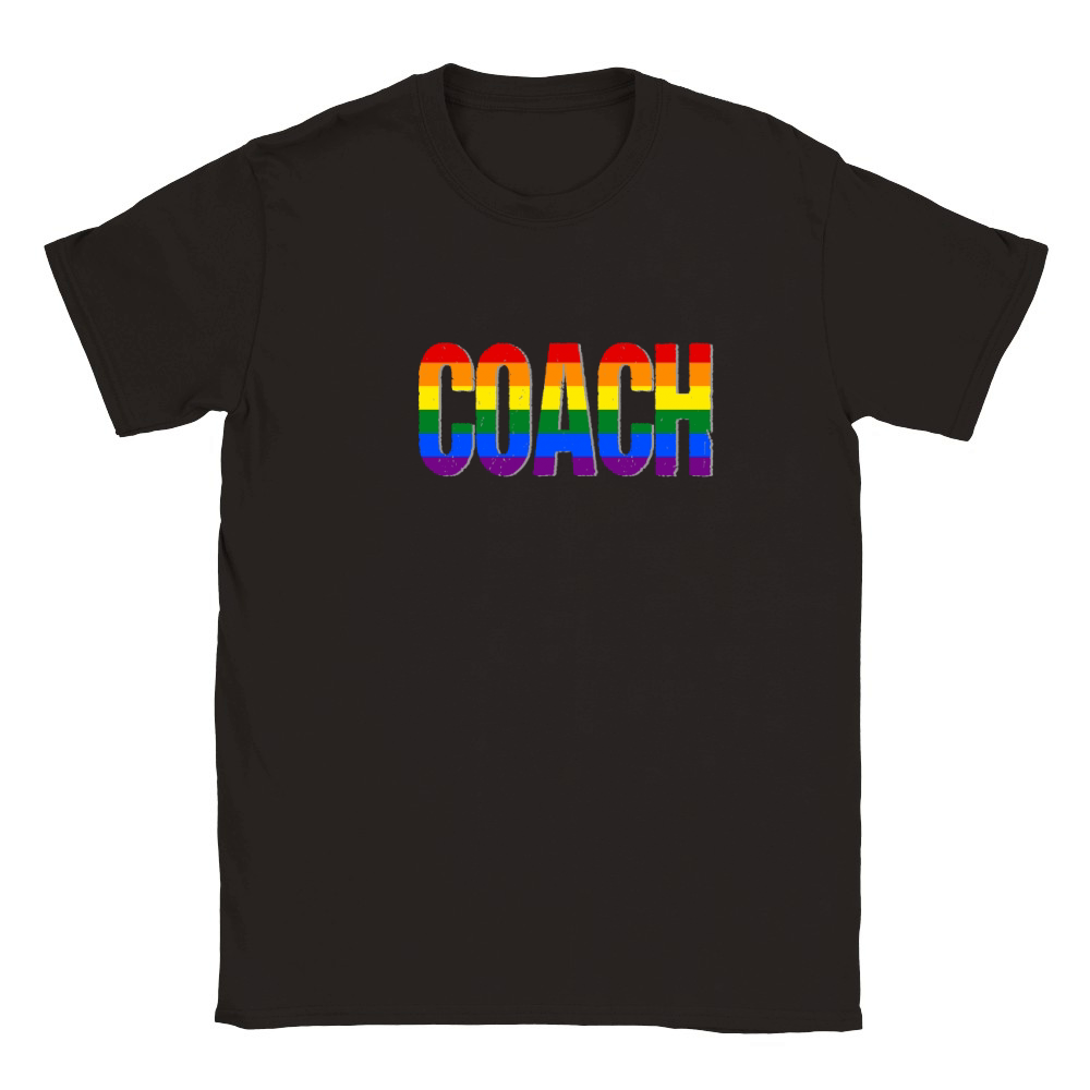 Gay Pride Coach Rainbow Flag Jobs 2020 Classic Kids Crewneck T-shirt