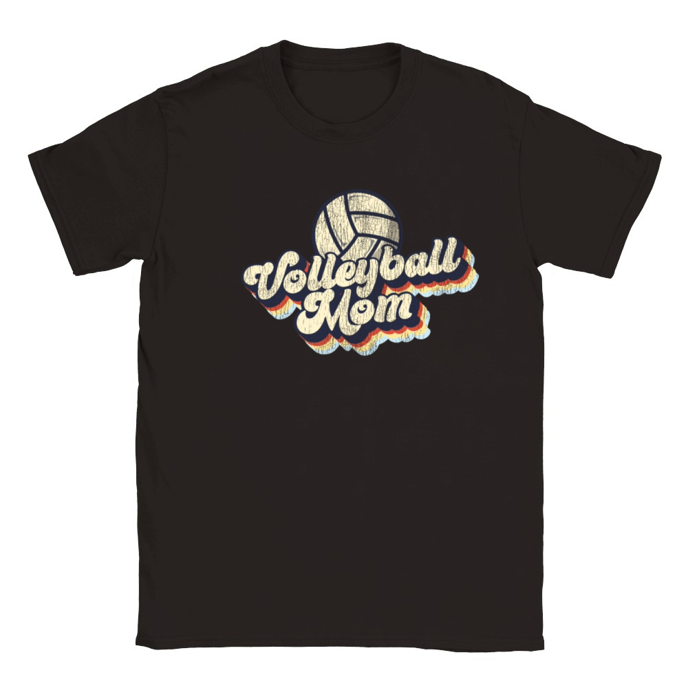 Volleyball Player Team Mom Mother Classic Kids Crewneck T-shirt