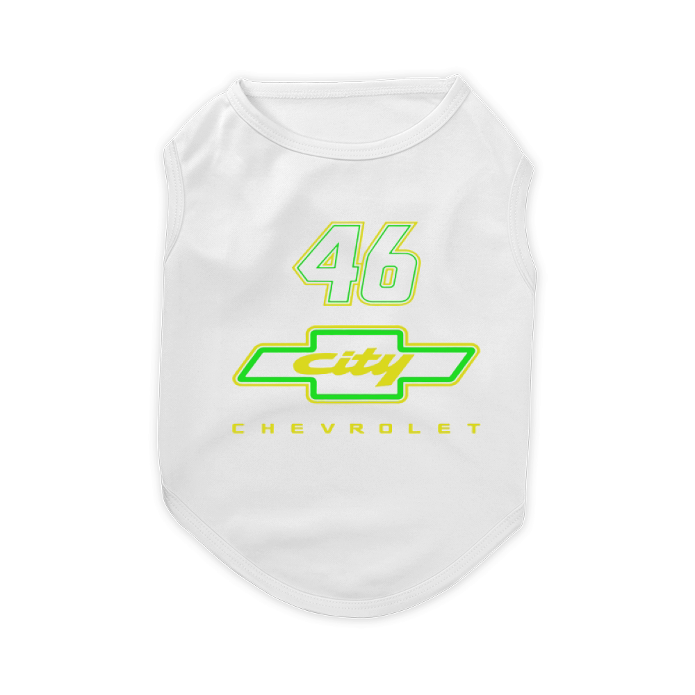 Cole Trickle Days Of Thunder Black 46 City Chevaolet Pet T-Shirt