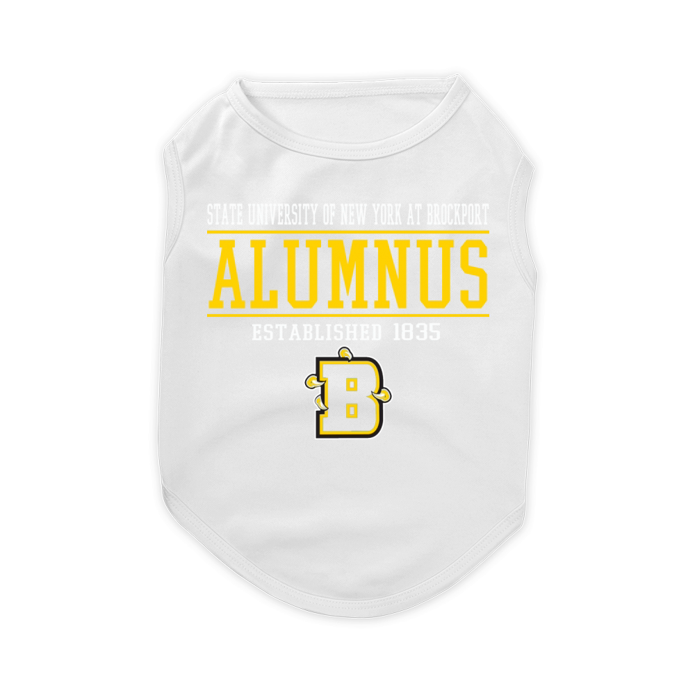 STATE UNIVERSITY  OF NEW YORK AT Brockport Alumnus Pet T-Shirt