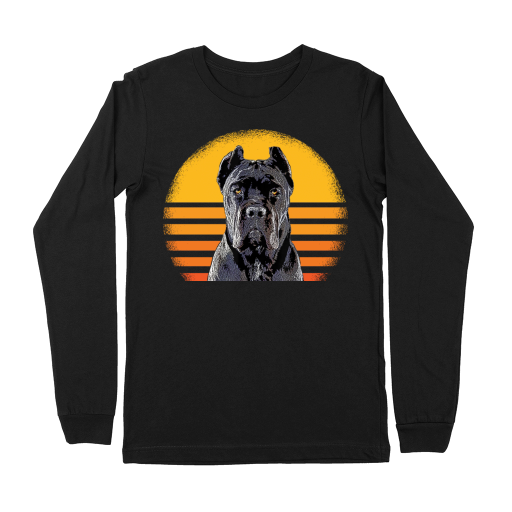 Cane Corso Dog Retro Vintage Premium Long Sleeve