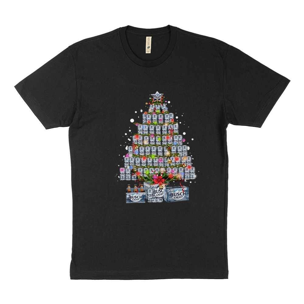 Busch Light Christmas Tree shirt Sustainable T-Shirt