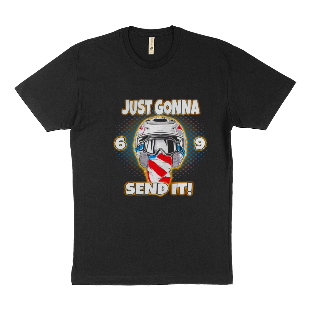Just Gonna Send It Uncle Ronnie Mac 69 Dirt Bike Sustainable T-Shirt