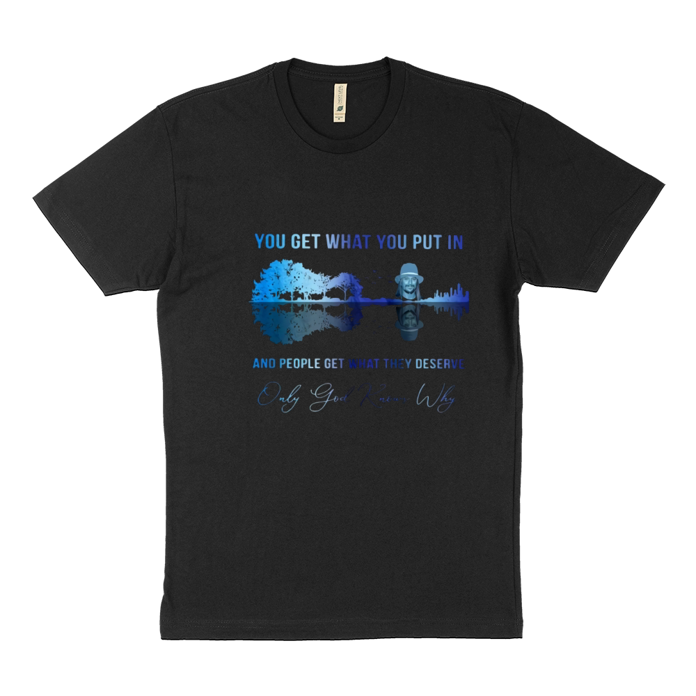 Kid rock you get what you put in only god knows why guitar lake shirt - Ladies Flowy Tank Sustainable T-Shirt