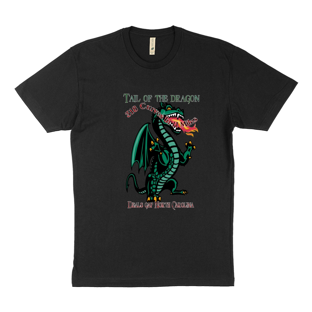 Tail of the Dragon Deals Gap North Carolina 318 Curves in 11 Miles T-Shirts Sustainable T-Shirt