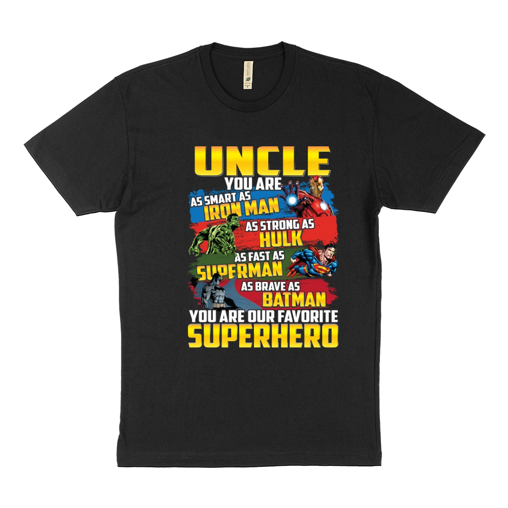 Uncle is superhero Sustainable T-Shirt