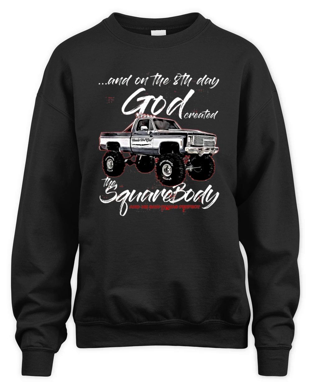 8th God Jimmy Squarebody Truck Unisex Premium Crewneck Sweatshirt