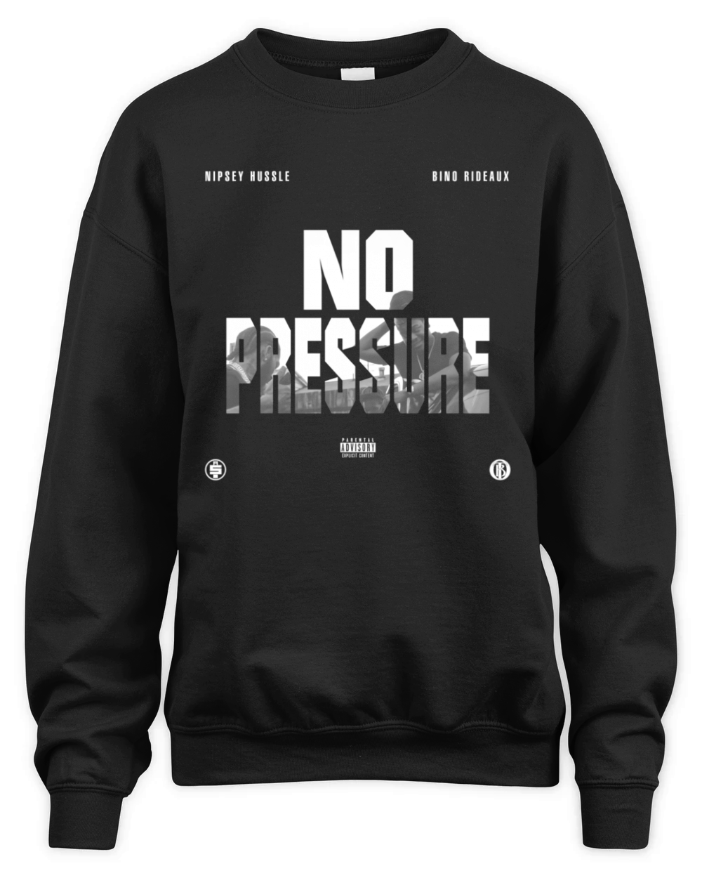 Rip Nipsey Hussle Crenshaw No Pressure Bino Rideaux - Unisex Long Sleeve Unisex Premium Crewneck Sweatshirt
