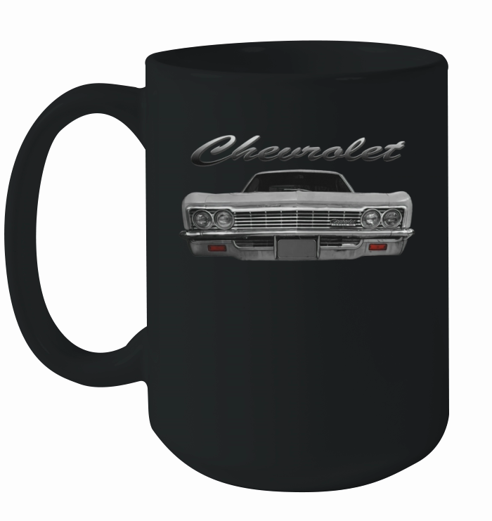 1966 Impala Front White Ceramic Mug