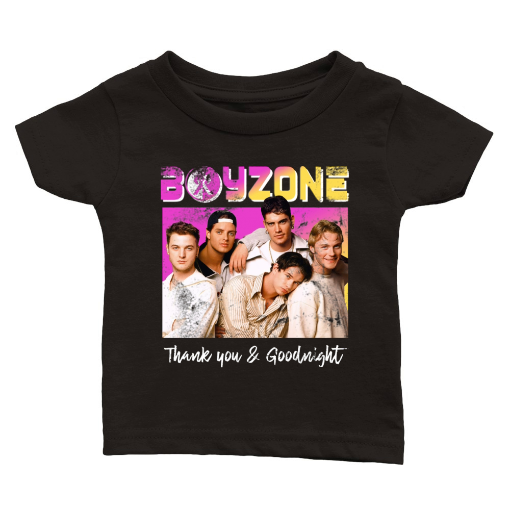 Boyzone Thank You & Goodnight 2019 Tour Merchandise shirt Classic Baby Crewneck T-shirt