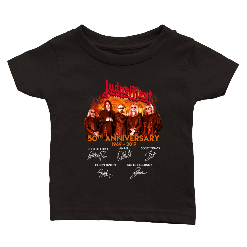 Judas Priest 50th anniversary 1969-2019 signatures shirt Classic Baby Crewneck T-shirt