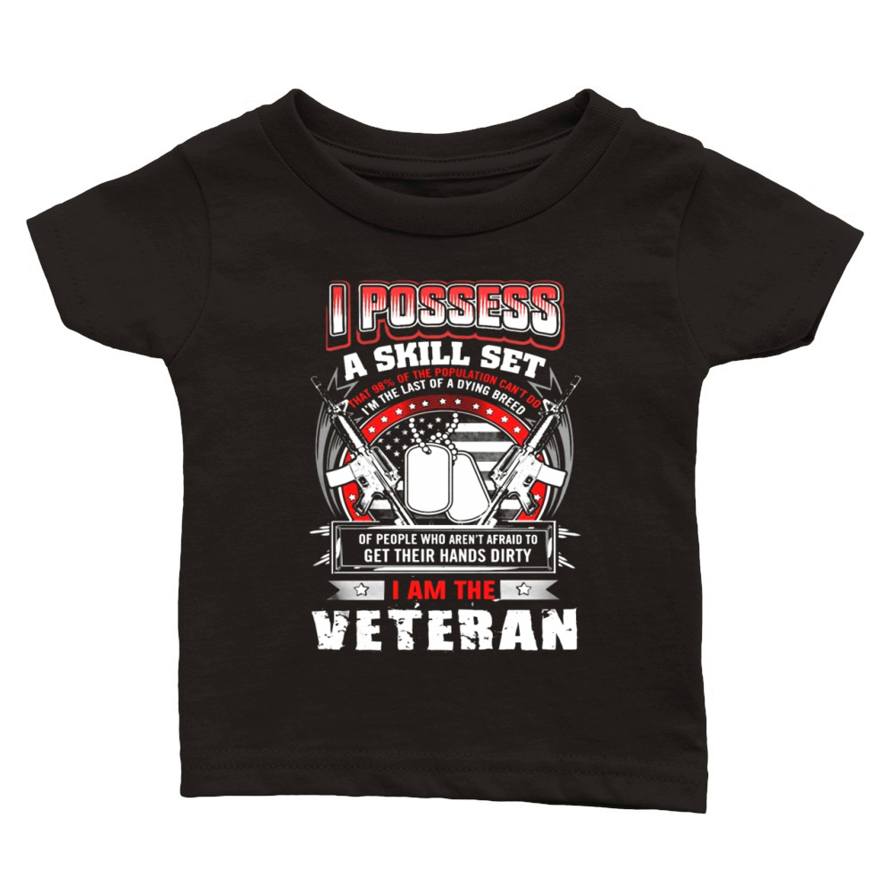 VETERAN NAVY VETERAN VETERAN Classic Baby Crewneck T-shirt