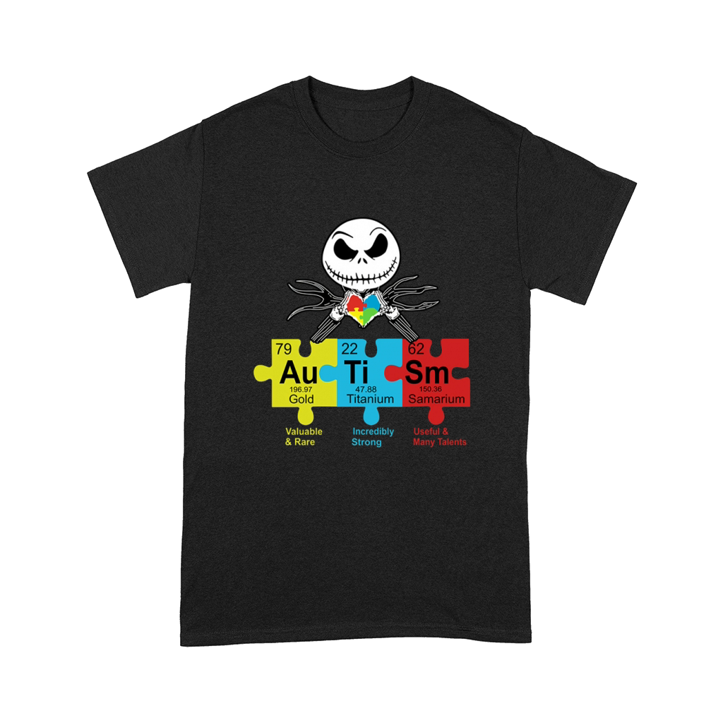Jack Skellington Autism Periodic Table shirt Comfort T-shirt