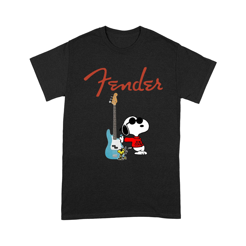 Snoopy Guitar Player Fender Comfort T-shirt