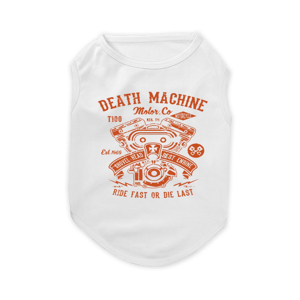 Death Machine Motor Co. Shovelhead Best Engine T-Shirt Pet T-Shirt