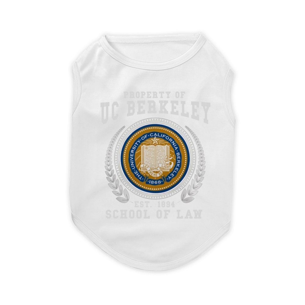 University of California Berkeley Boalt Hall School of Law Pet T-Shirt